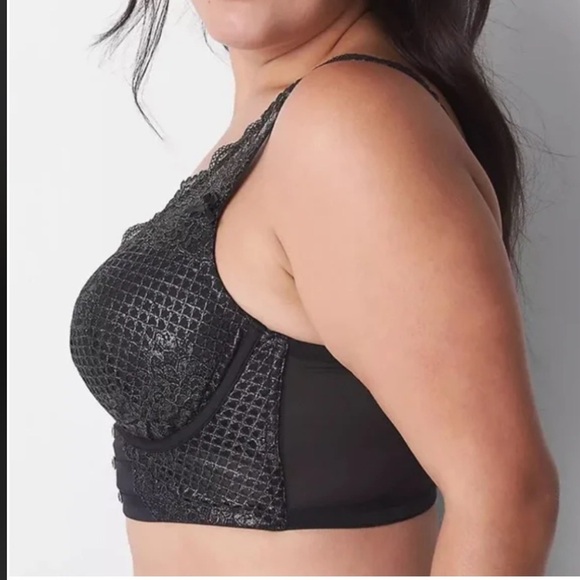 Cacique Balconette  in Black/Gold NWT - Picture 2 of 10